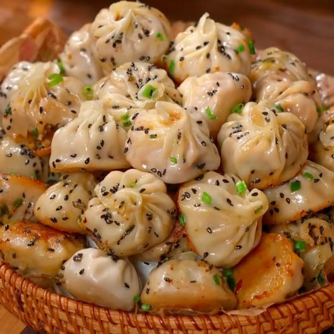 大河之阳鲜香拇指包生煎包特色小吃小笼包早餐速食半成品