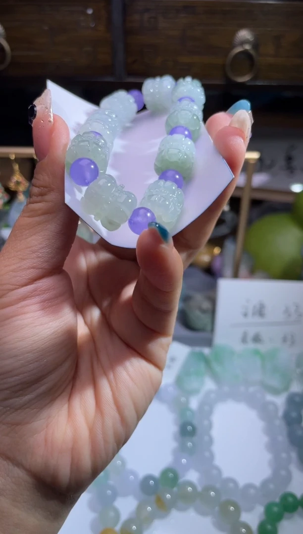 未镶嵌定制翡翠蓝**云缅甸翡翠A货45