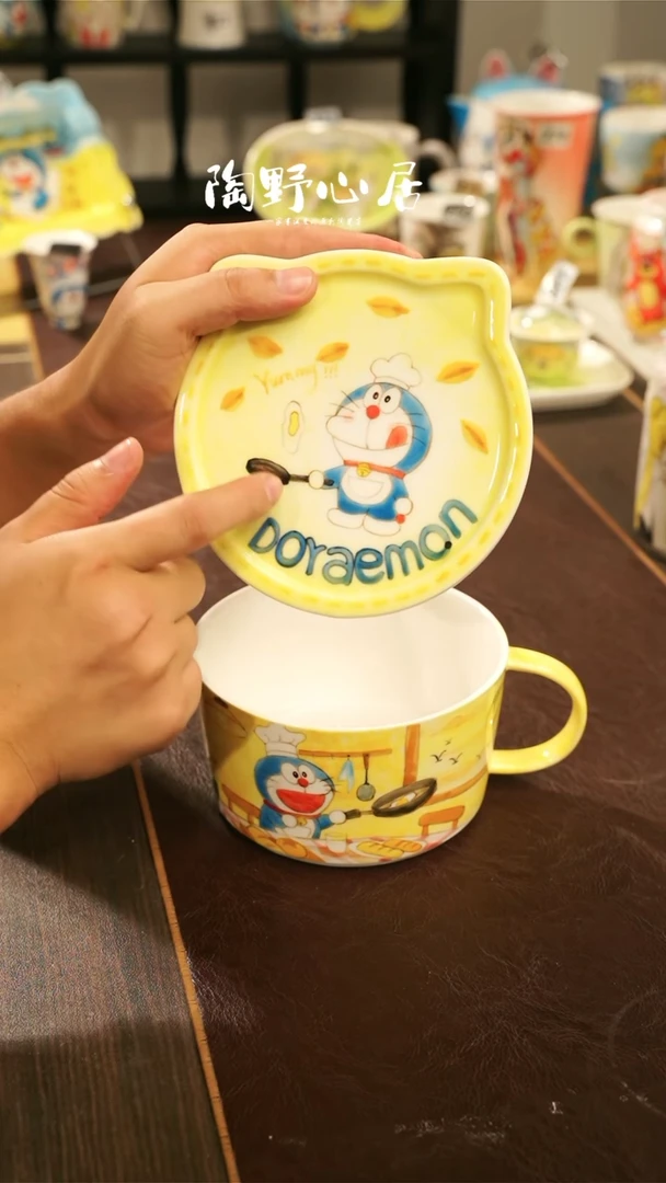 景德镇陶掌柜手工手绘高温釉下彩337