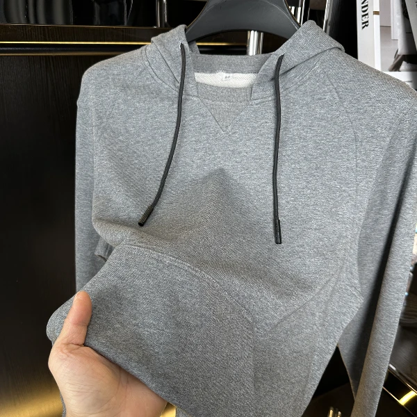 CATIA SELI秋冬季套头全棉男士卫衣连帽运动休闲上衣新款潮流外套