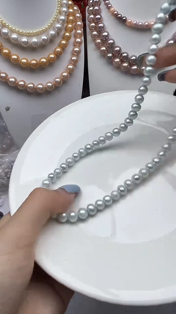 淡水珍珠未镶嵌颈饰1