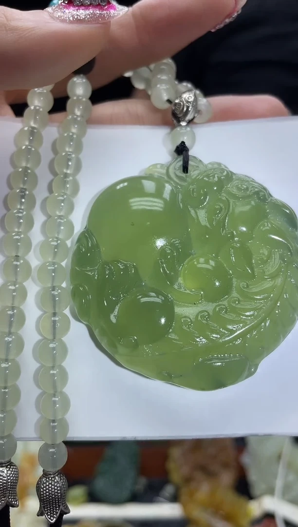未镶嵌岫玉吊坠多样性发*货拍一发一