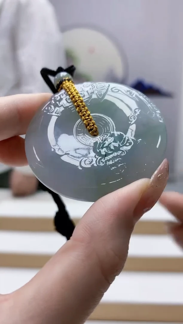 未镶嵌定制翡翠5028jw-毛货挂件85