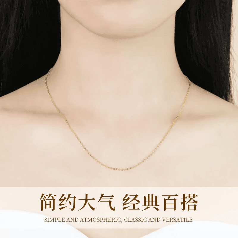 链子925银 福利O链项链百搭轻奢时尚简约气质复古简约精美万能链