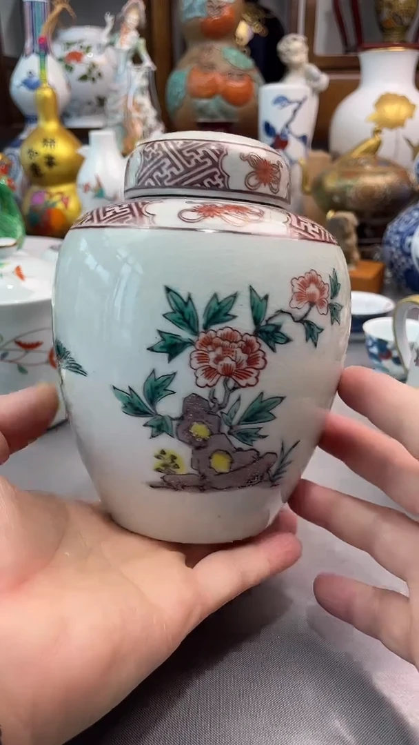 瓷片茶叶罐一一一