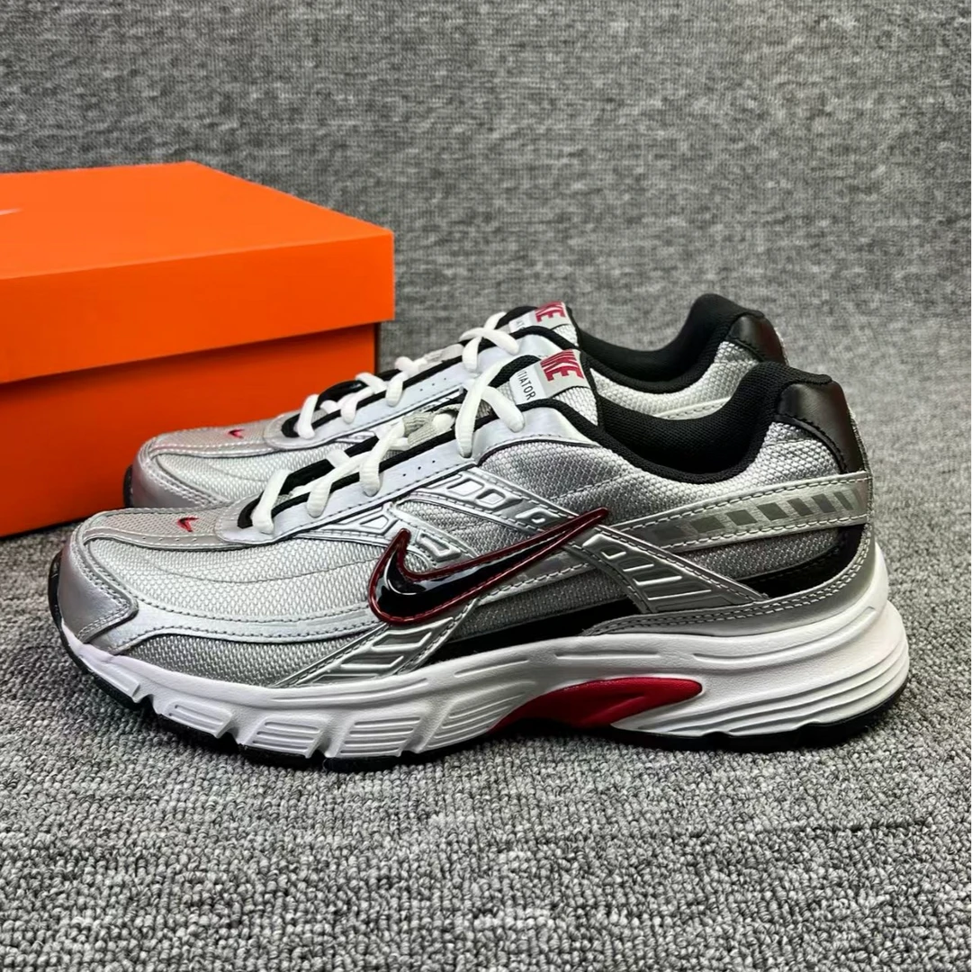 Nike耐克INITIATOR 男款低帮黑银色休闲鞋缓震跑步运动鞋官方正品