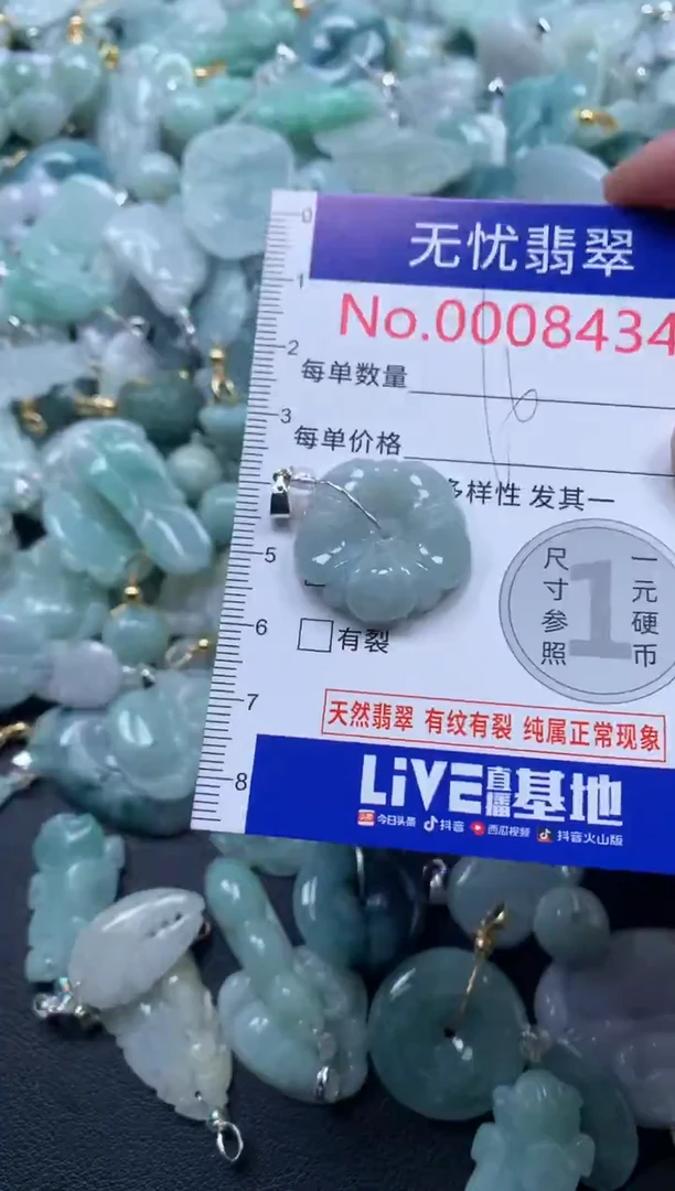 颈饰未镶嵌翡翠8434