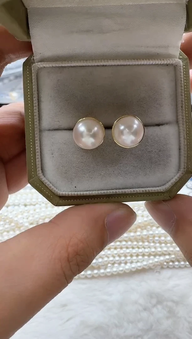 【闪购商品】淡水珍珠耳饰未镶嵌非基地发货不带证书