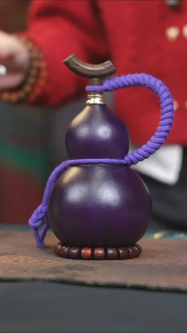 【闪购商品】WO101紫色小容量酒葫芦随缘发