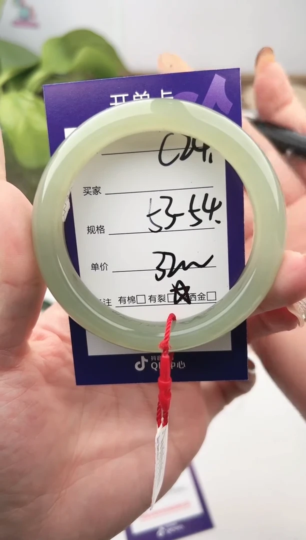 未镶嵌手镯和田玉微色差C24