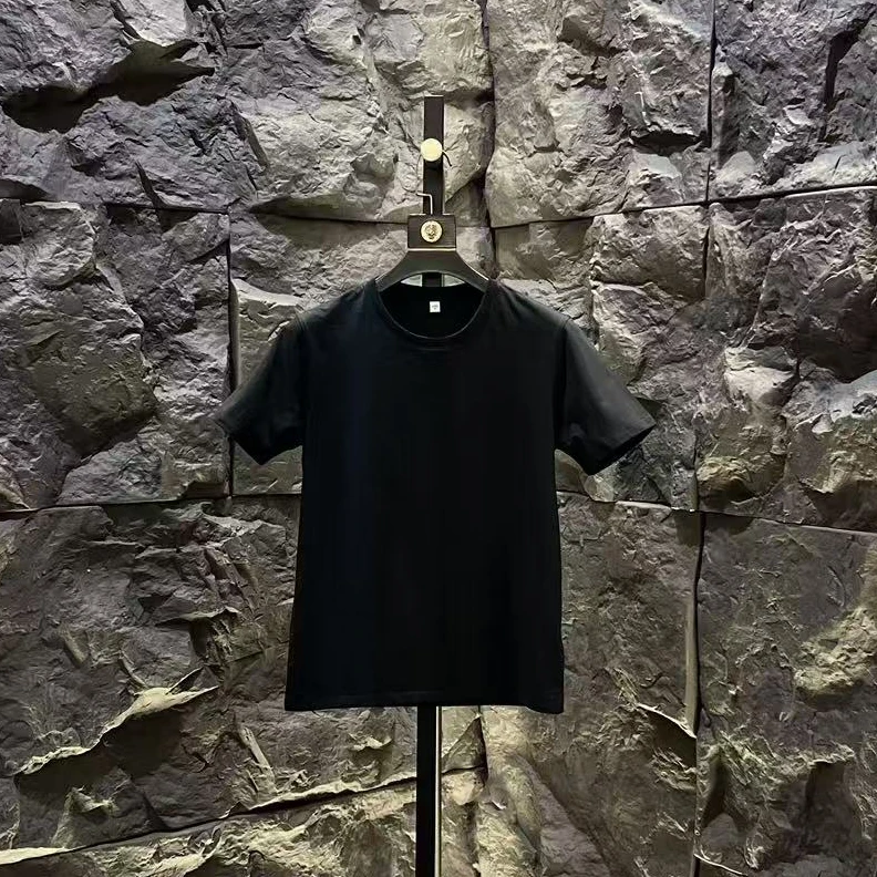 24 002新款潮流男士时尚休闲百搭短袖圆领T恤