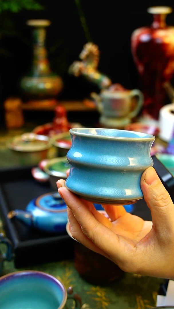 杯子高温钧瓷纯手工主人杯