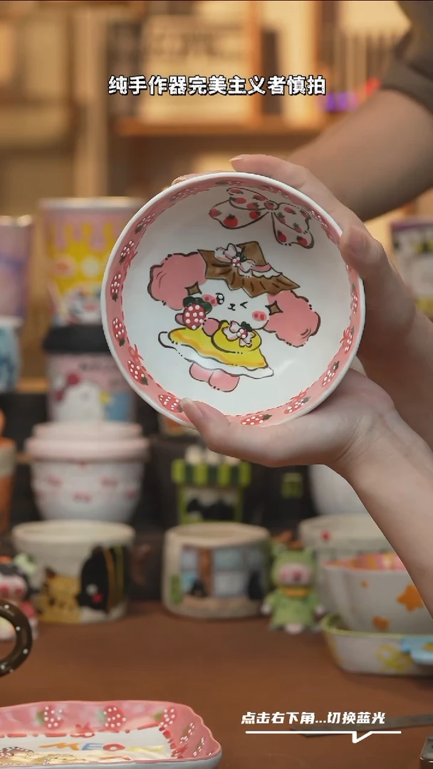 摆件B860设计师原创手绘陶瓷