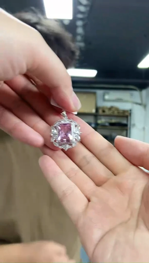 【闪购商品】托帕石颈饰银S925镶嵌多样性发其一颜色微差