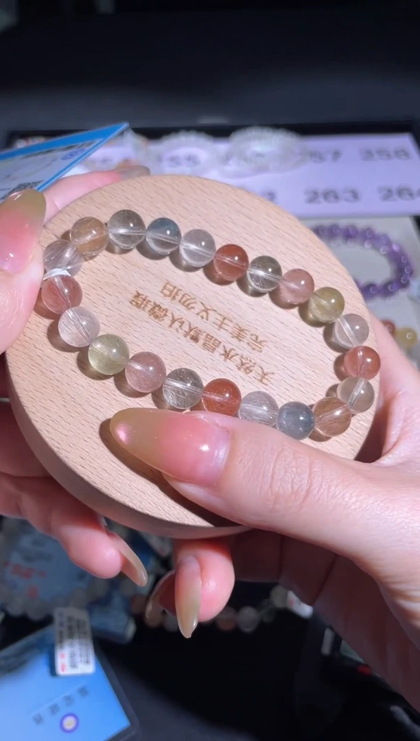 水晶手链未镶嵌257号多样性发货一F 9+