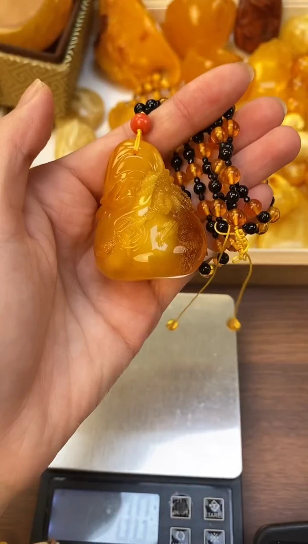 裸石琥珀未镶嵌天然琥珀蜜蜡