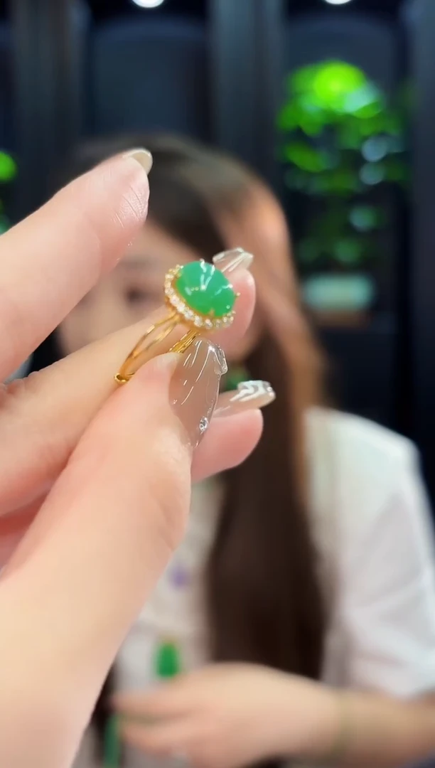 翡翠戒指未镶嵌 缅料A货/支持复检/一件