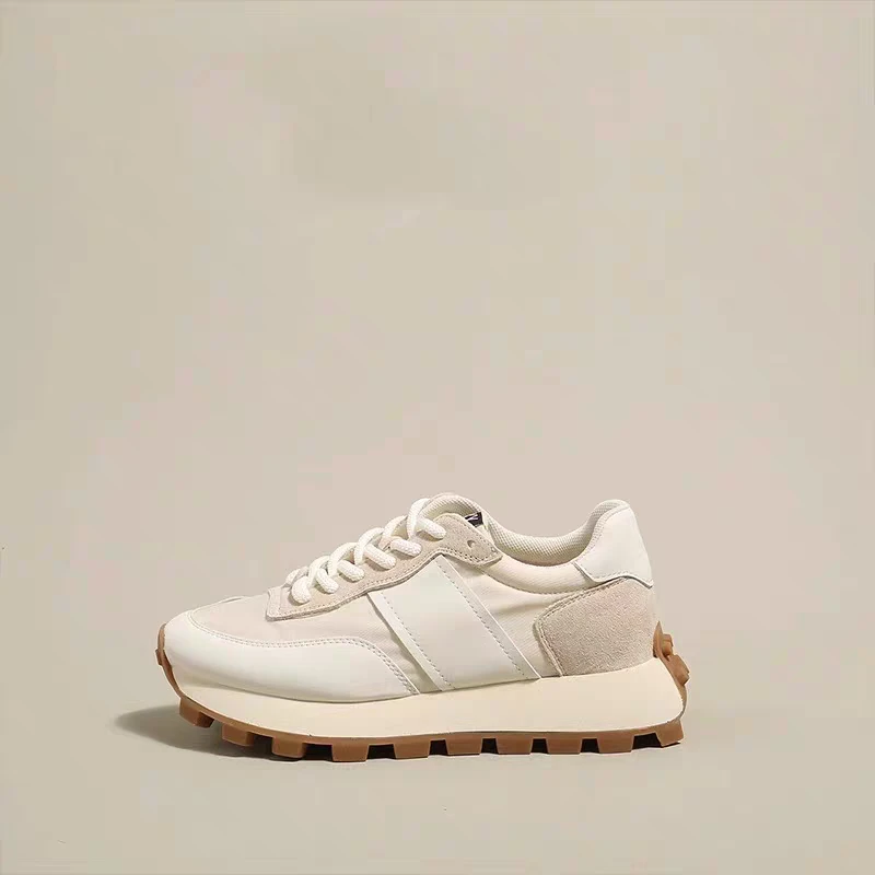 厚底增高豆豆休闲阿甘鞋