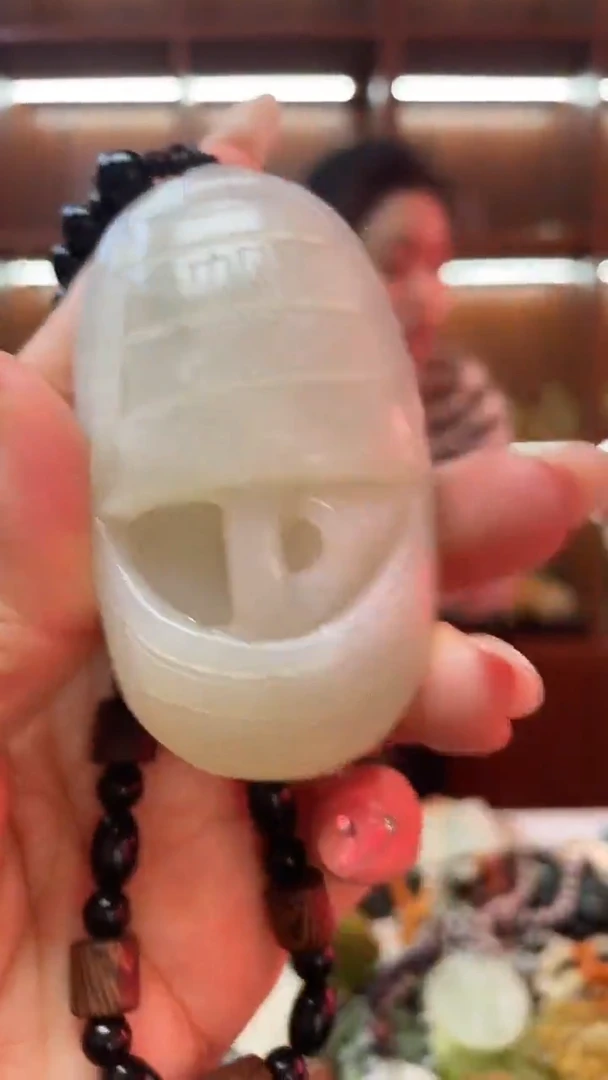 未镶嵌蛇纹石玉手把