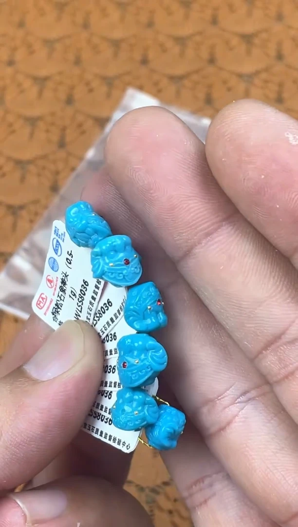 绿松石未镶嵌配饰WLSS8036多样性发其中一件