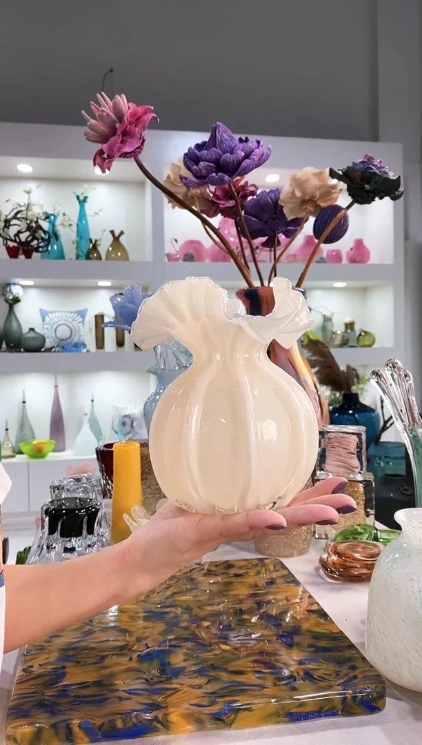 慕忆家手作琉璃花瓶