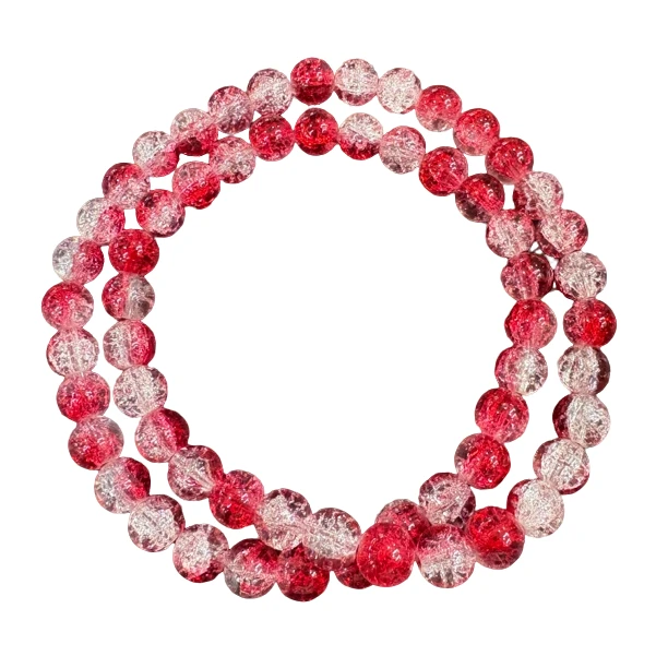 X041轻奢藏 红 花晶素款项链 多样性发其一