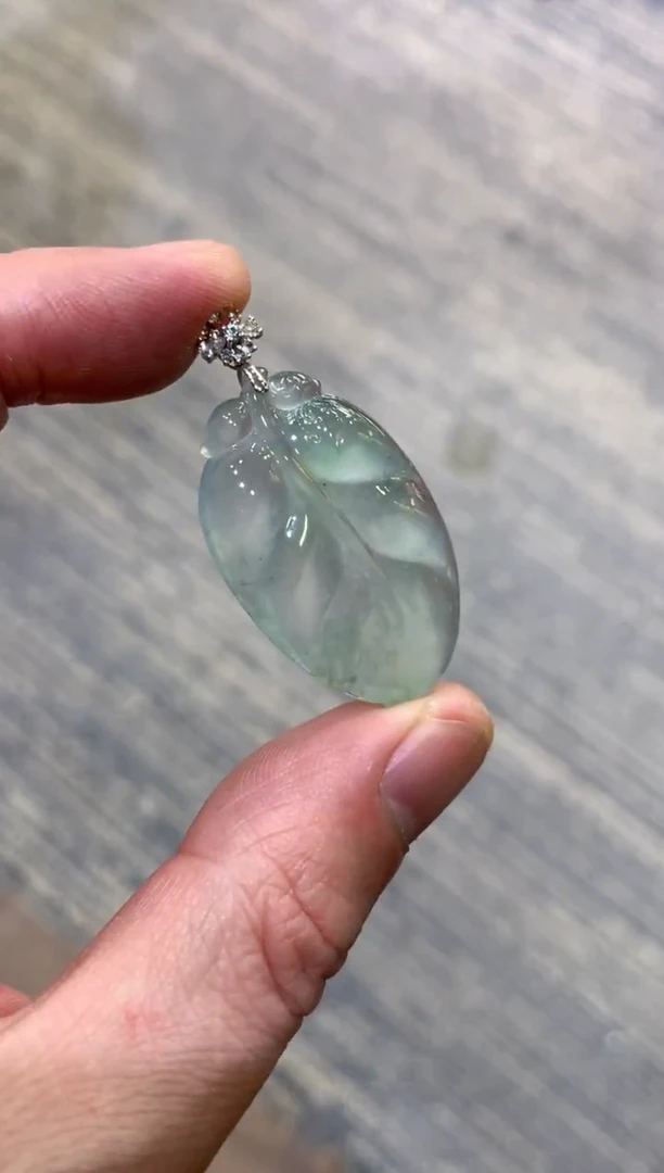 颈饰未镶嵌翡翠天然A货翡翠