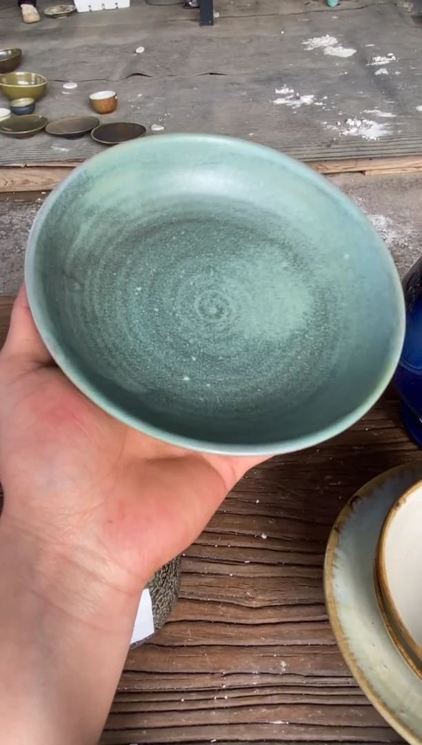 浪鬼柴烧釉绘系列盘子