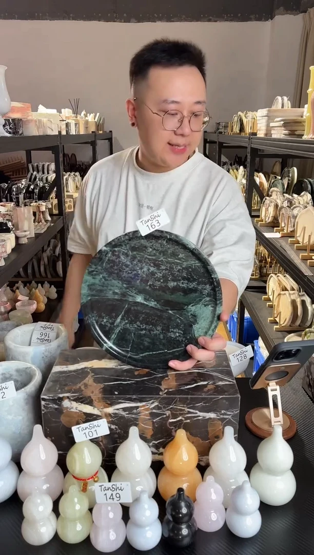 石材163普拉达绿23cm水磨