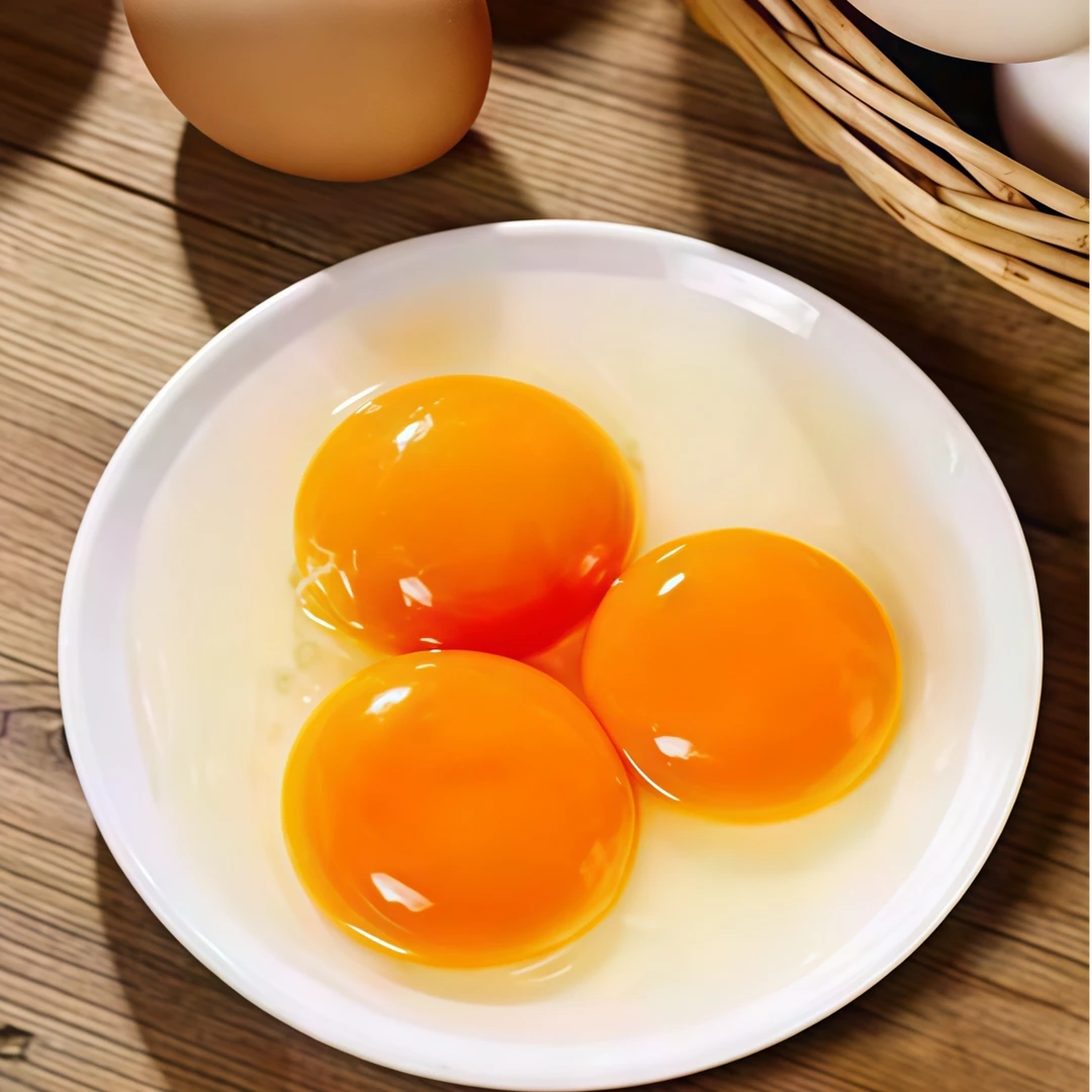 DHA可生食鲜鸡蛋硒无抗中药喂养九零标准富含叶黄素