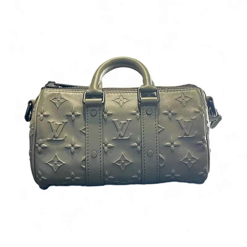 95新 LouisVuitton/路易威登 浮雕  keepall  xs手提斜挎包
