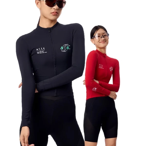 NEZA 50%OFF「鲲.郁晨」男女款零感显瘦速干长短袖公路自行车骑行服