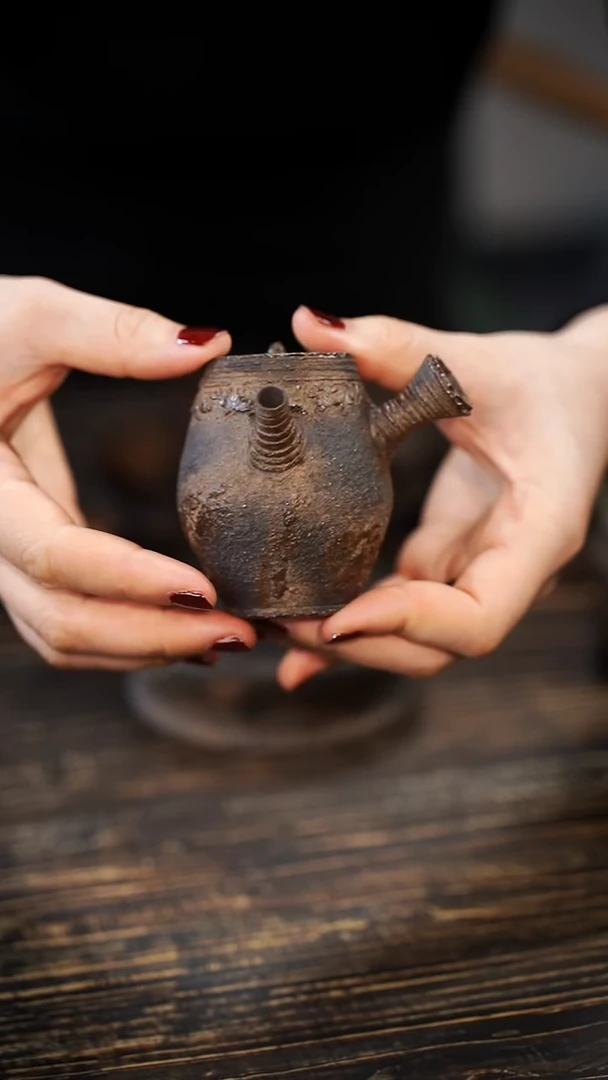 全手工制作  南蛮侧把壶110cc