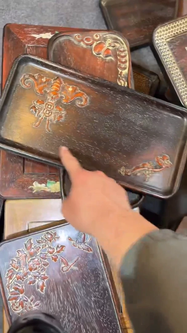 【闪购商品】非洲紫檀（红花梨）赏盘