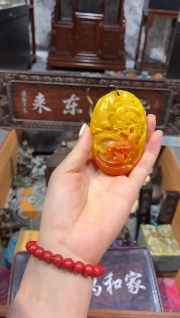 未镶嵌和田玉挂件慧心甄选直播推荐