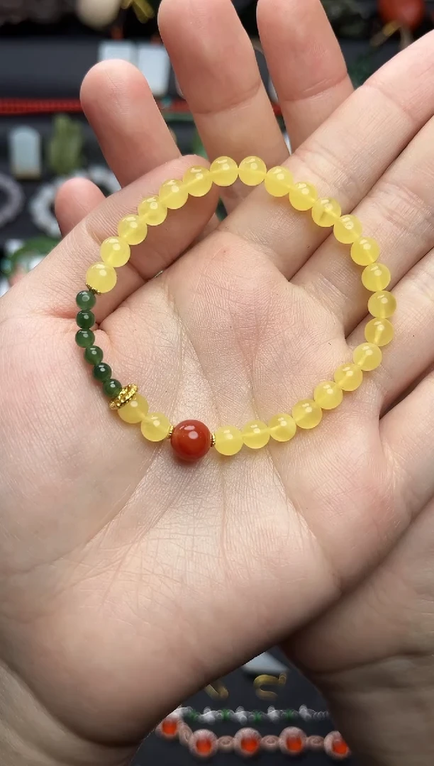 手串蜜蜡未镶嵌手串06
