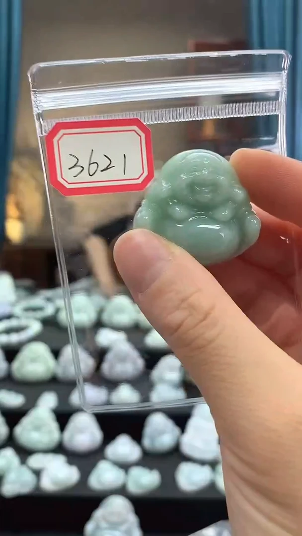 颈饰未镶嵌翡翠佛公3621