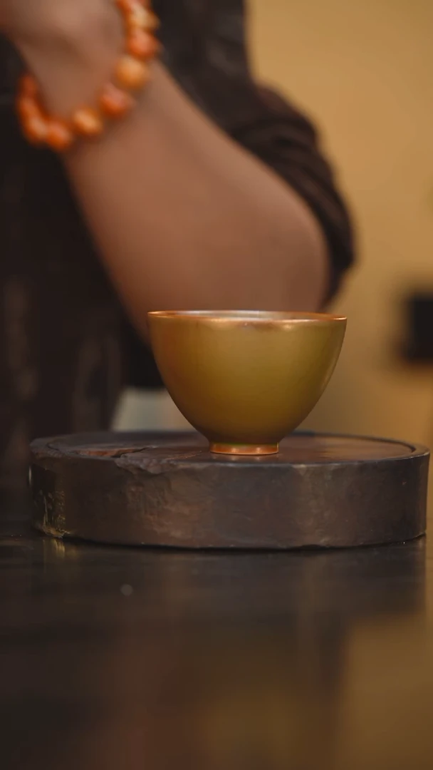 110柴房陶瓷柴烧主人杯