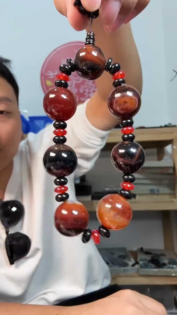 未镶嵌颈饰玛瑙/玉髓4763天然珠宝手串多样性发一个