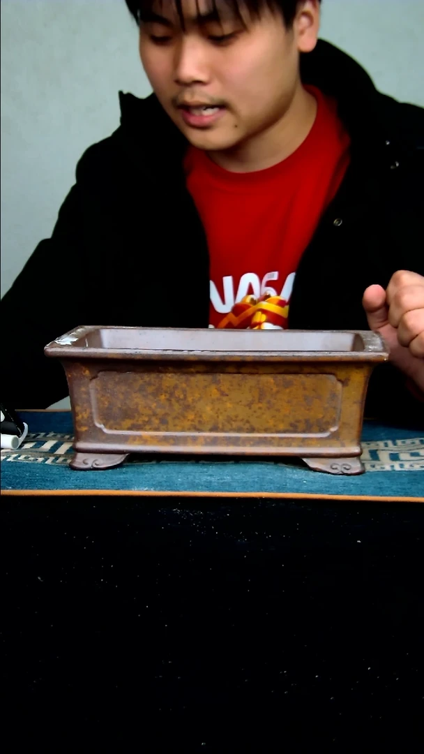 【闪购商品】紫砂花盆22*12.5*7.5内径紫砂花盆