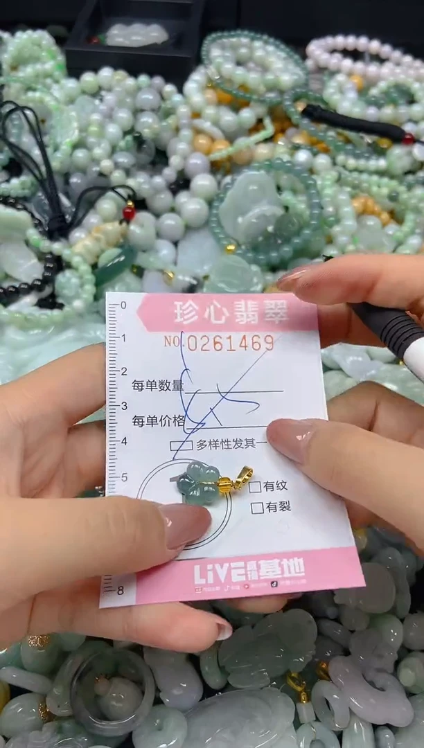 翡翠未镶嵌颈饰闪购0261469多样性发其一