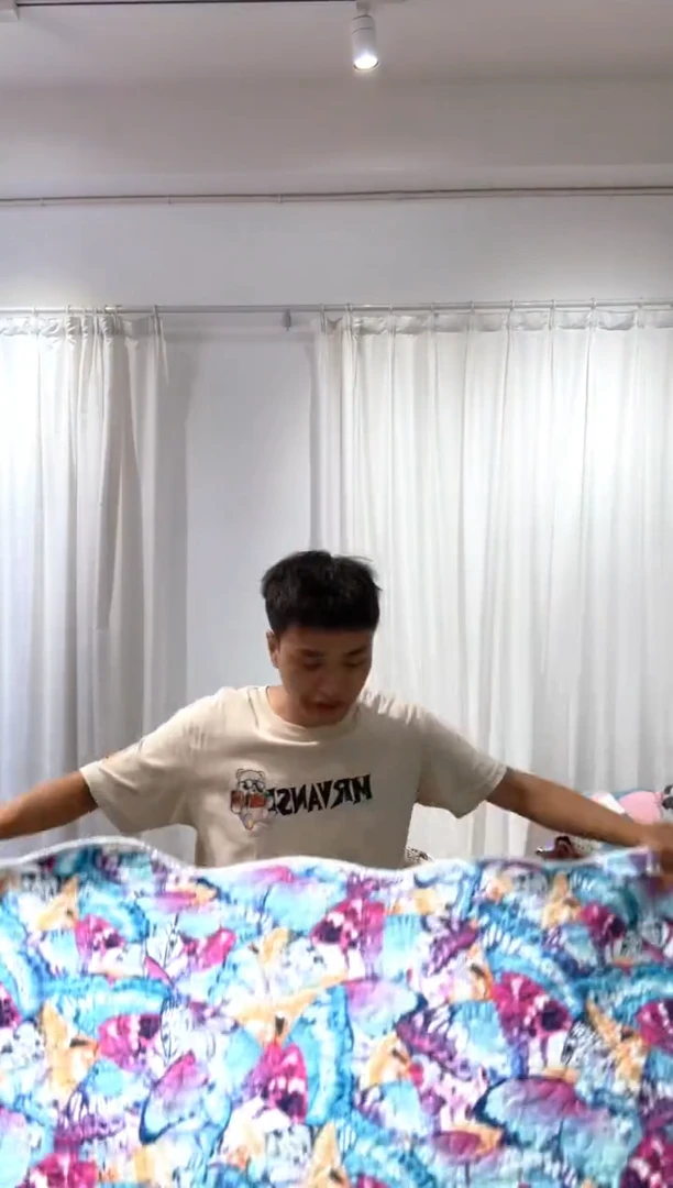 棉150*180纯棉床盖116号微瑕