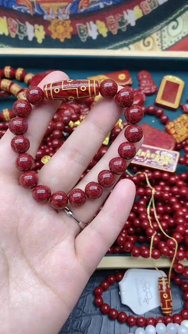 【闪购商品】玛瑙/玉髓新款合金晶体老珠10手链