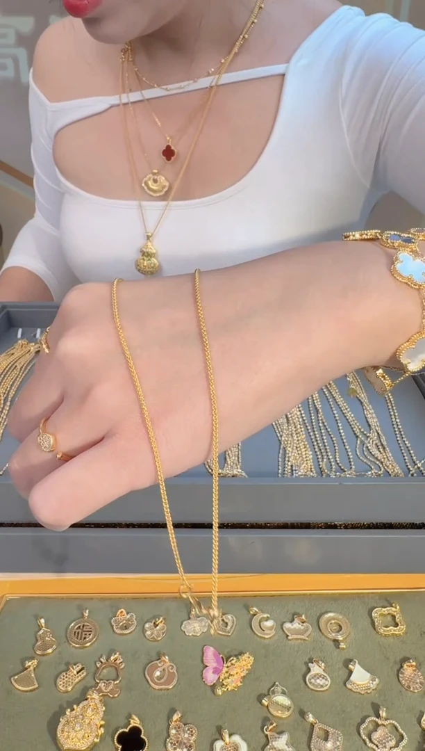 50cm爱心抽拉肖邦链3.96g（多样性发货）