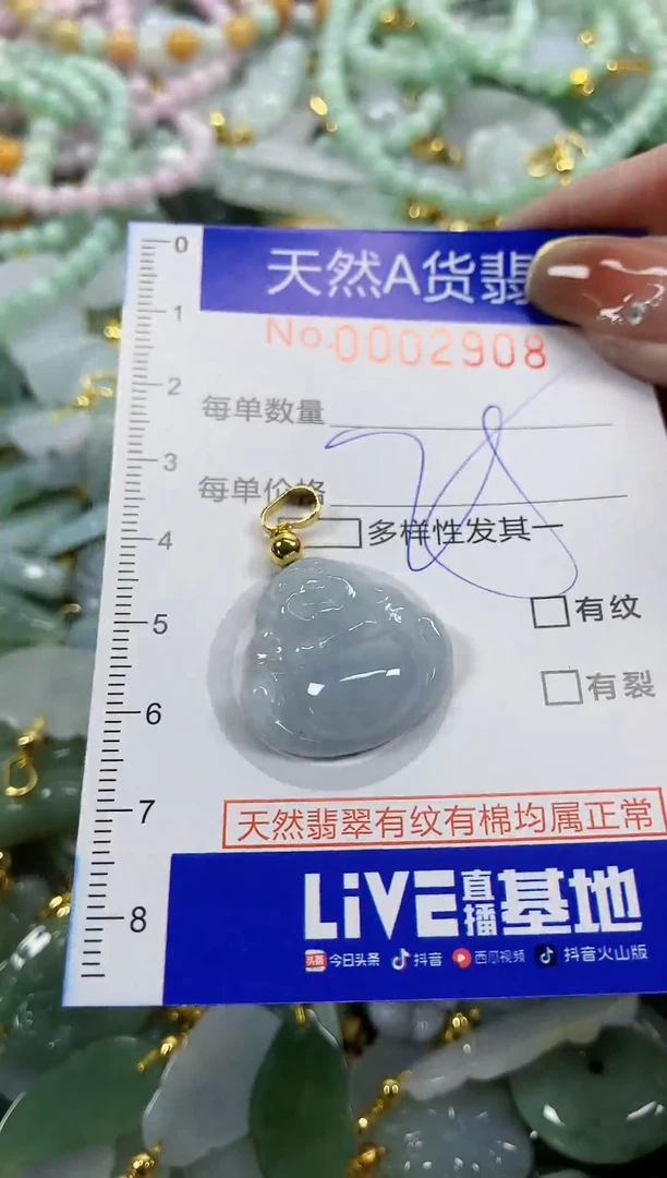颈饰未镶嵌翡翠天然A货翡翠