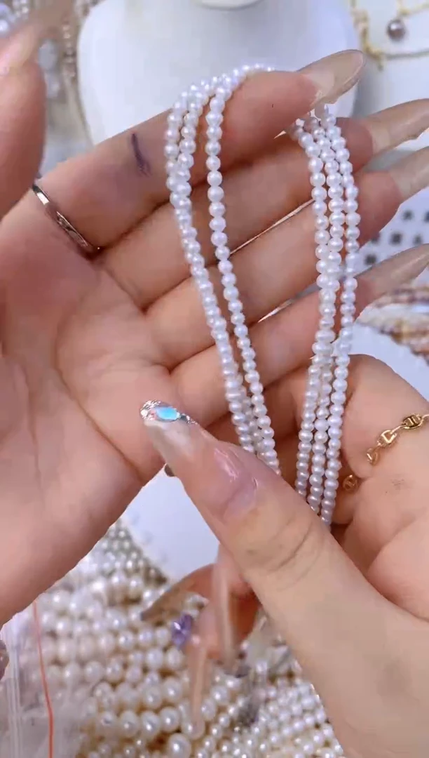 淡水珍珠未镶嵌颈饰X75