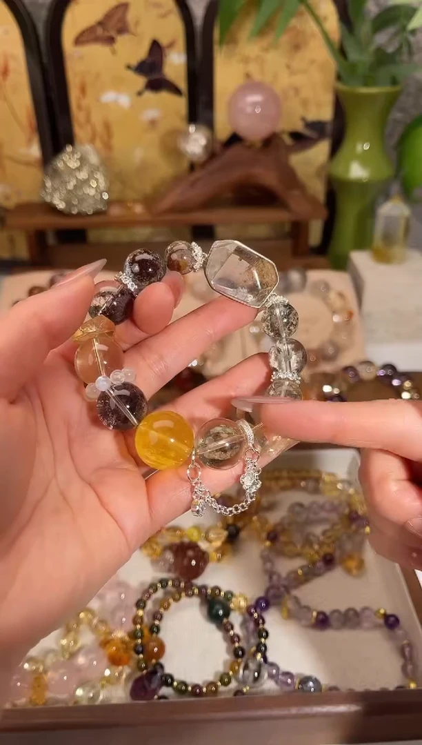 水晶摆件未镶嵌原创diy设计