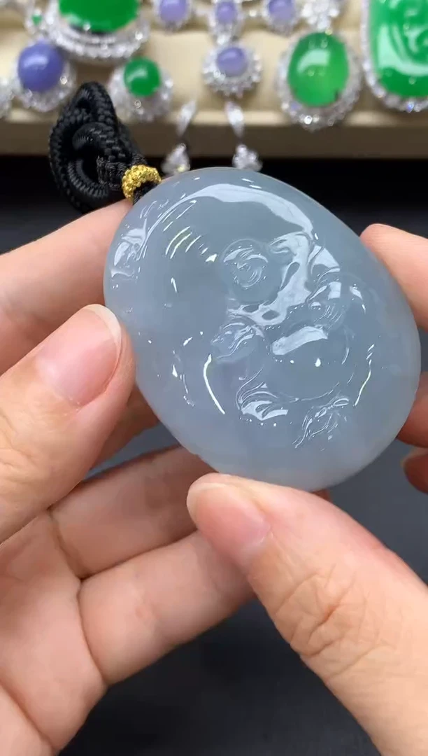 翡翠未镶嵌颈饰452-中国好珍宝