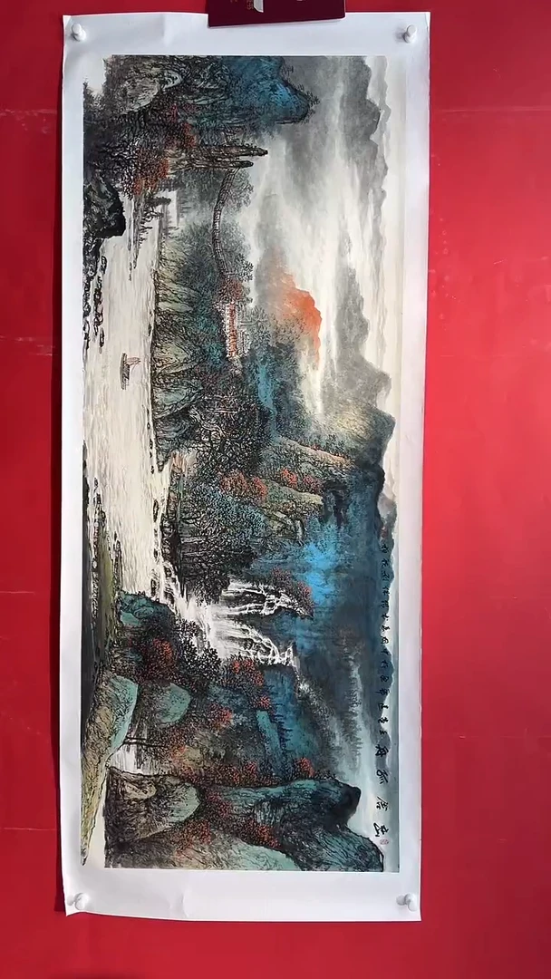 国画画家陆远华纯手绘原作