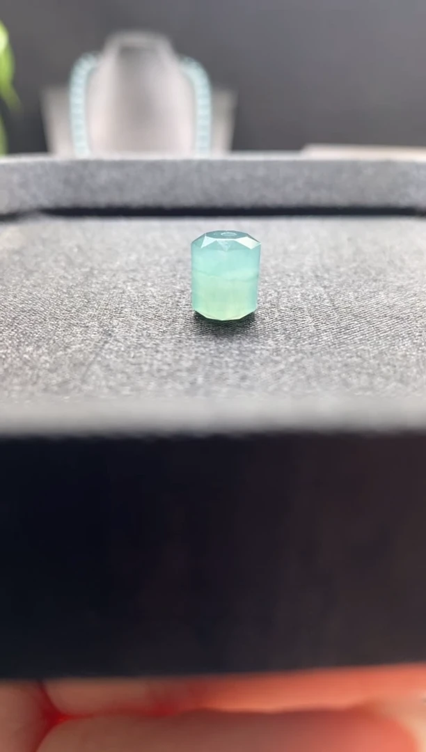 未镶嵌手链翡翠散珠卡8MM左右桶珠